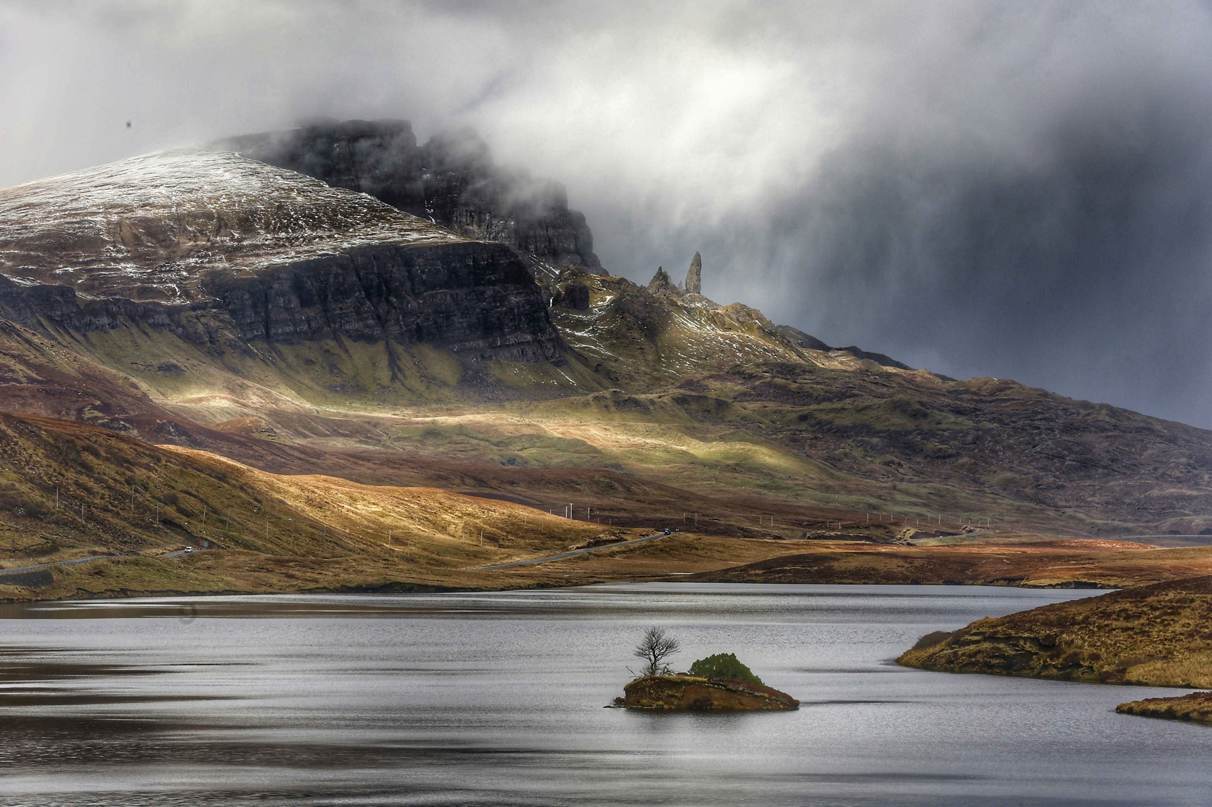 misty scottish highland