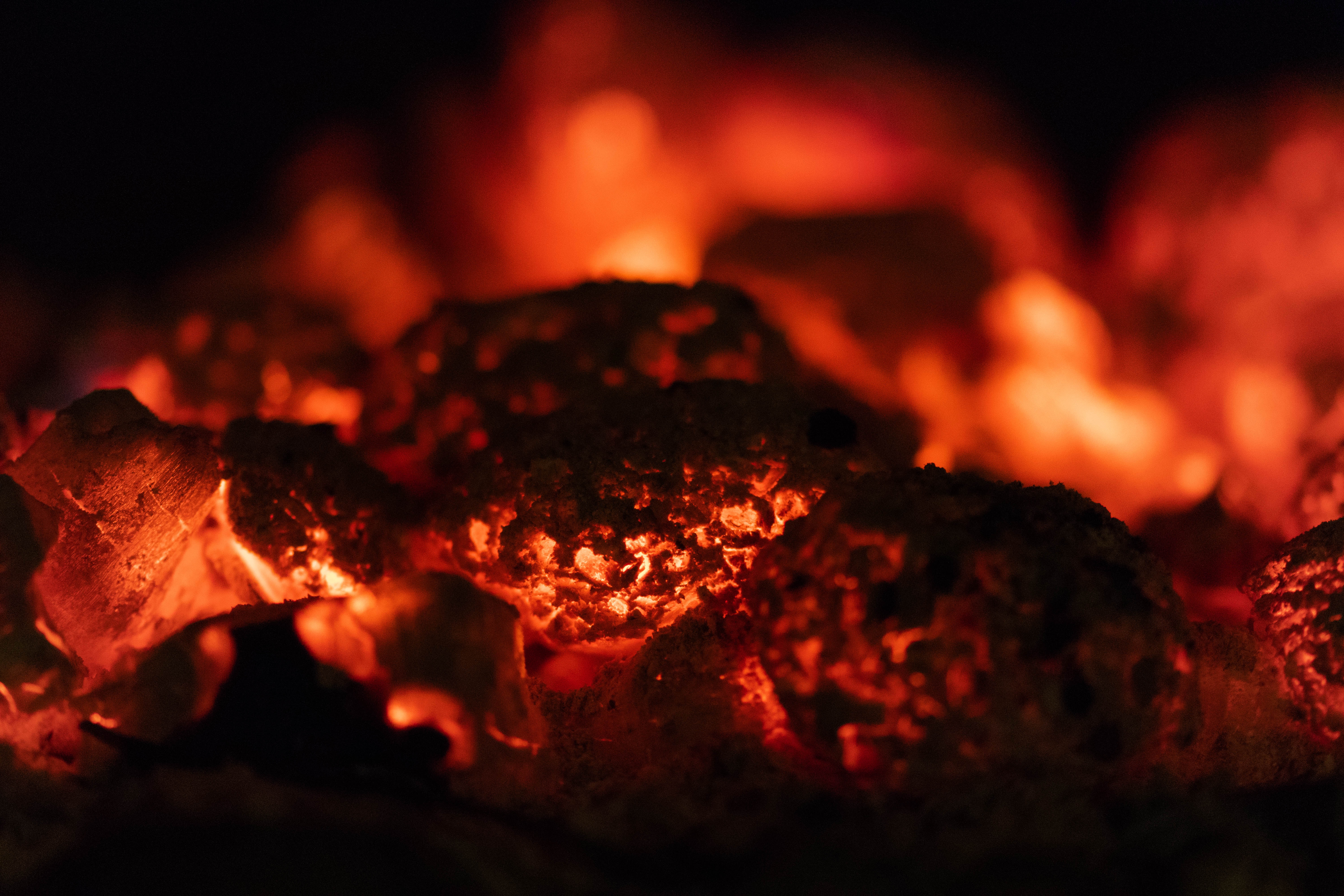 smoldering coals