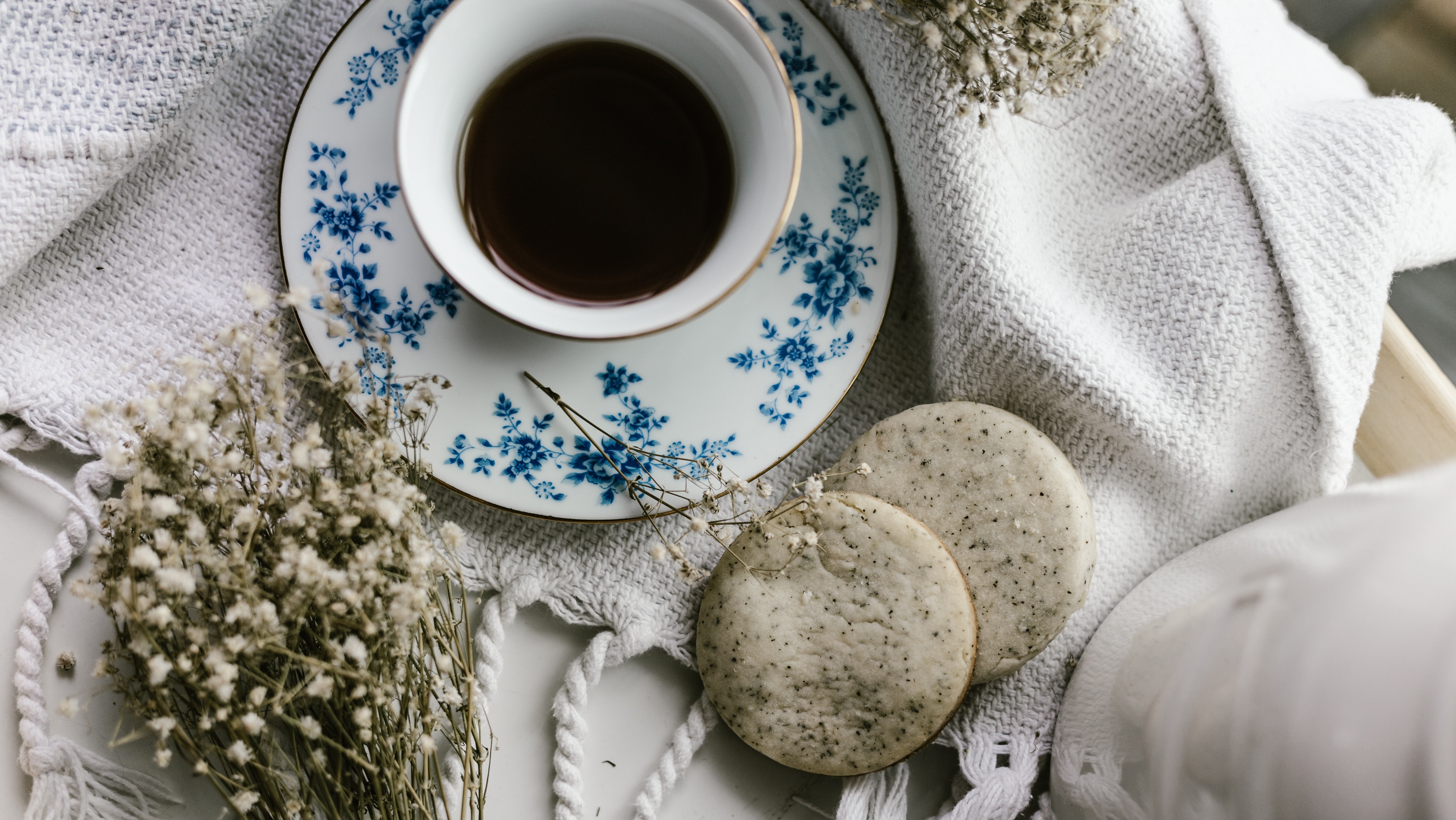 teacup and cookies