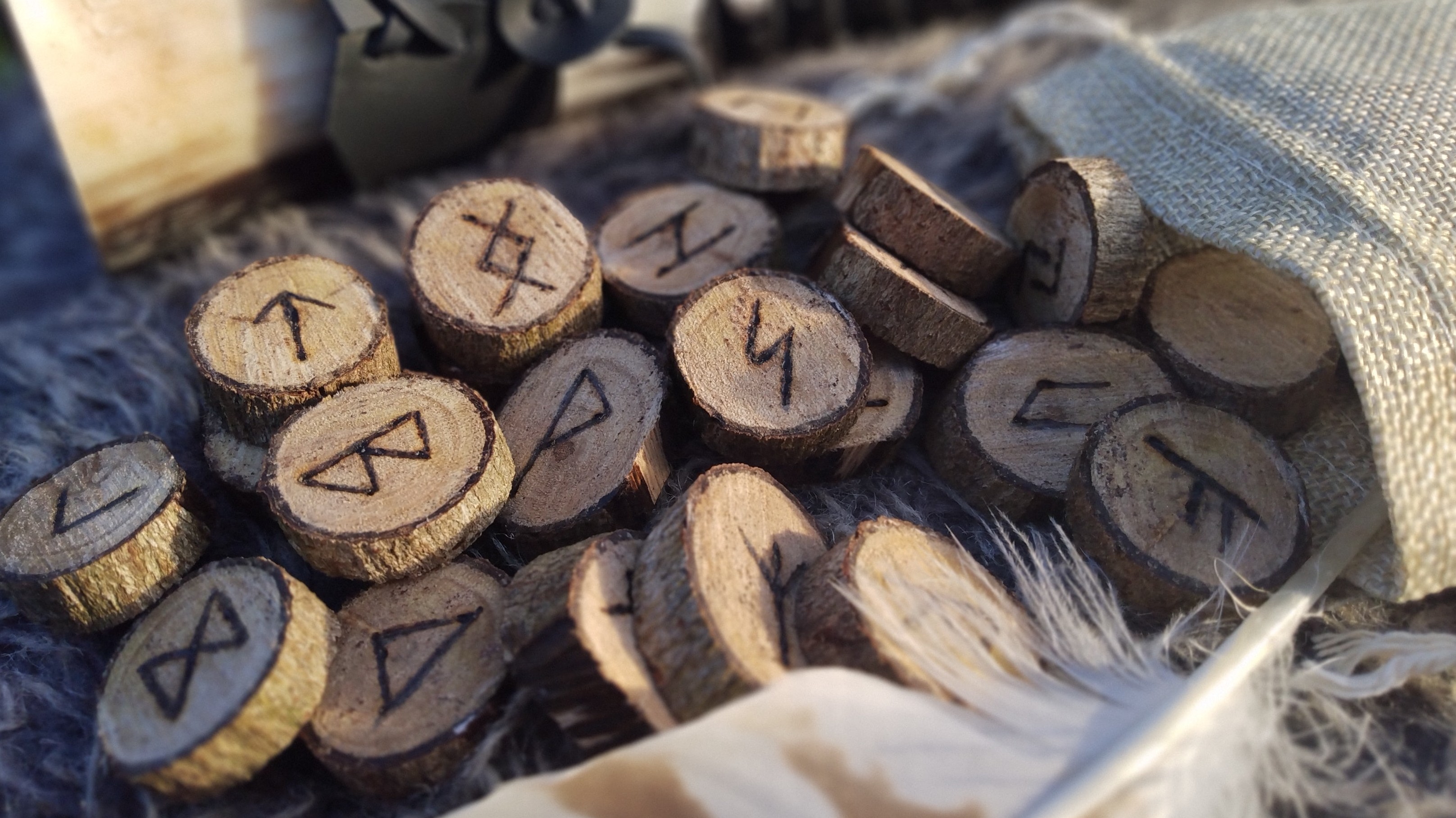 runes spread out