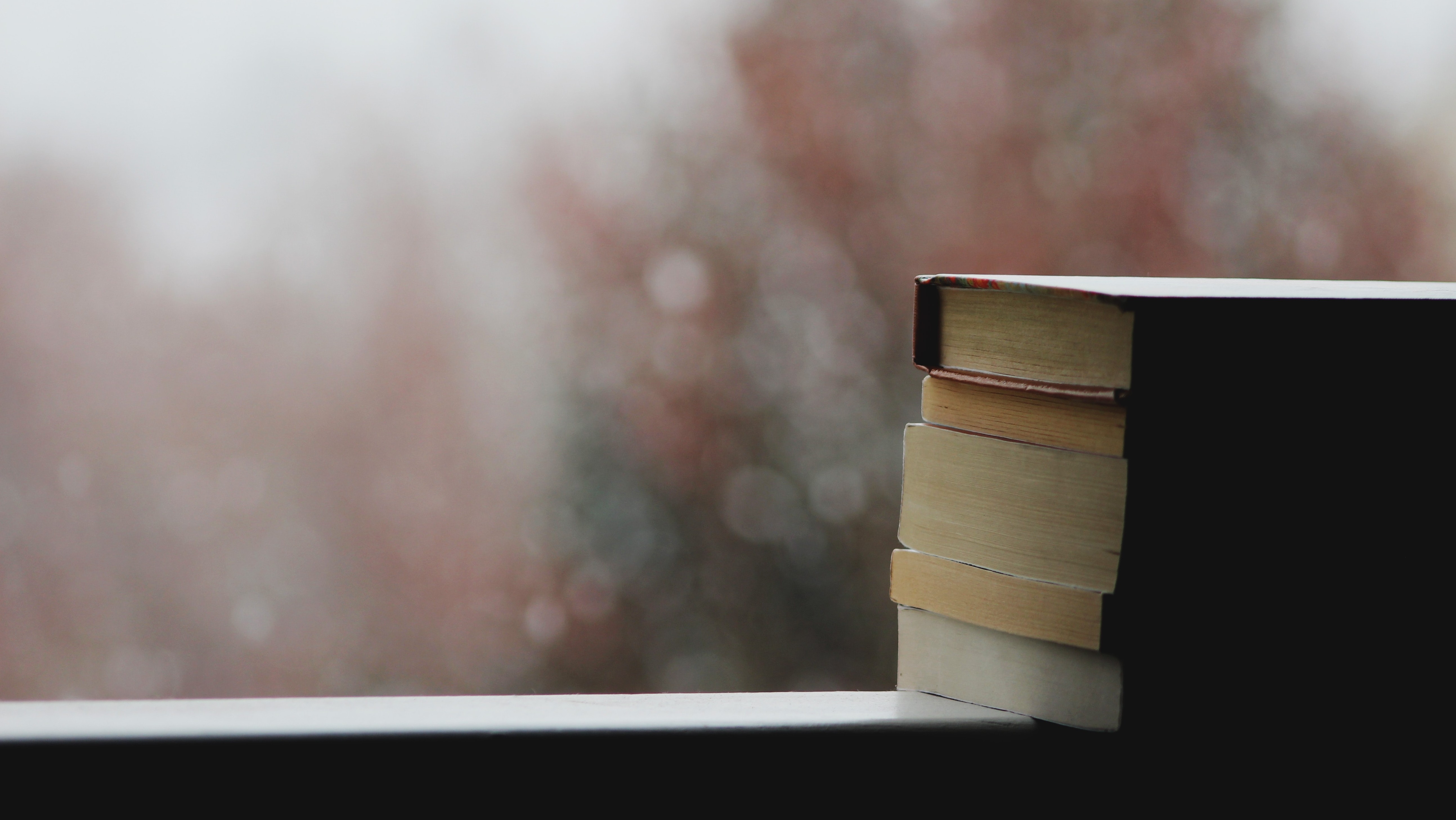 books near window