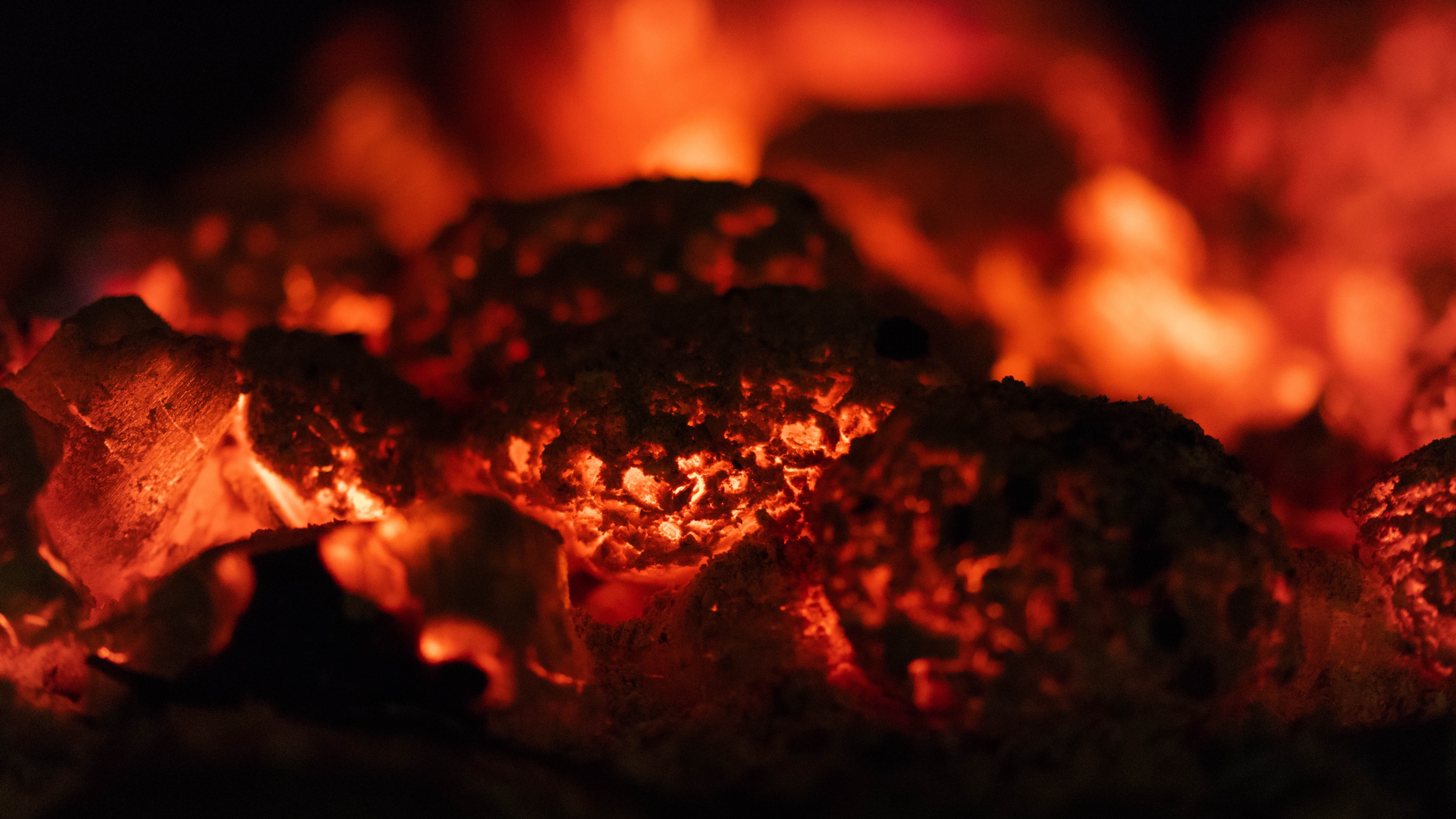 smoldering coals