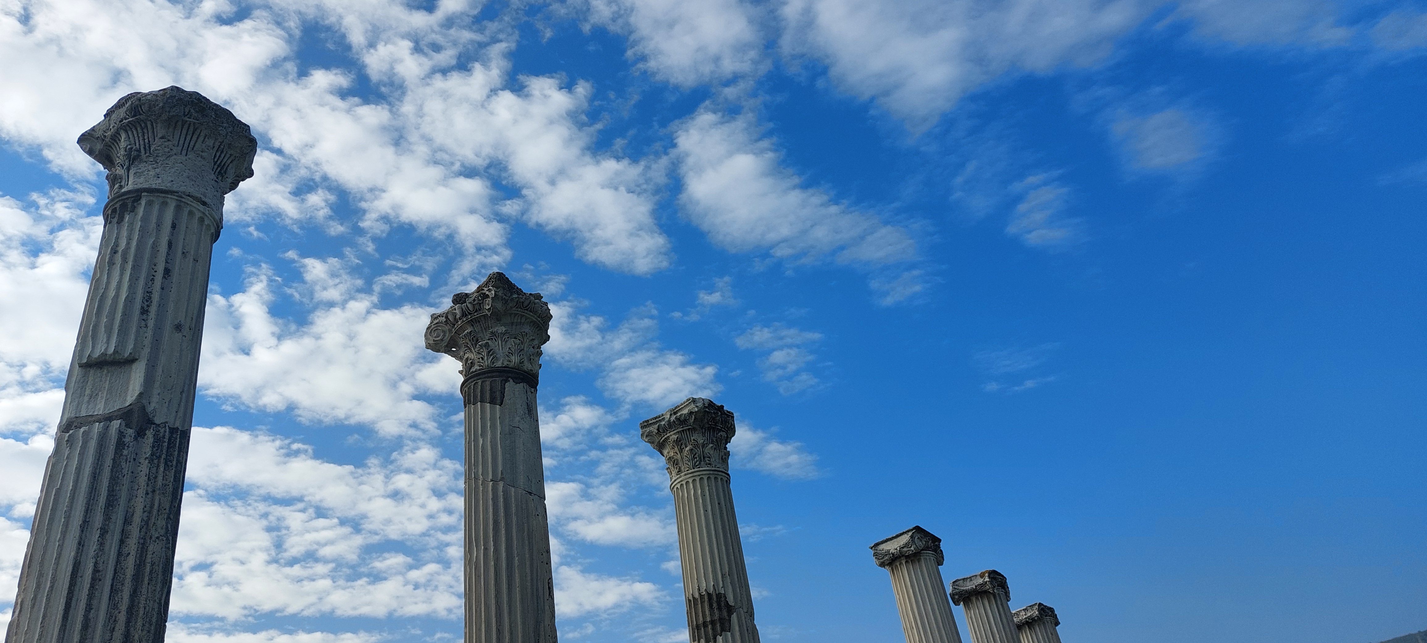 columns against sky
