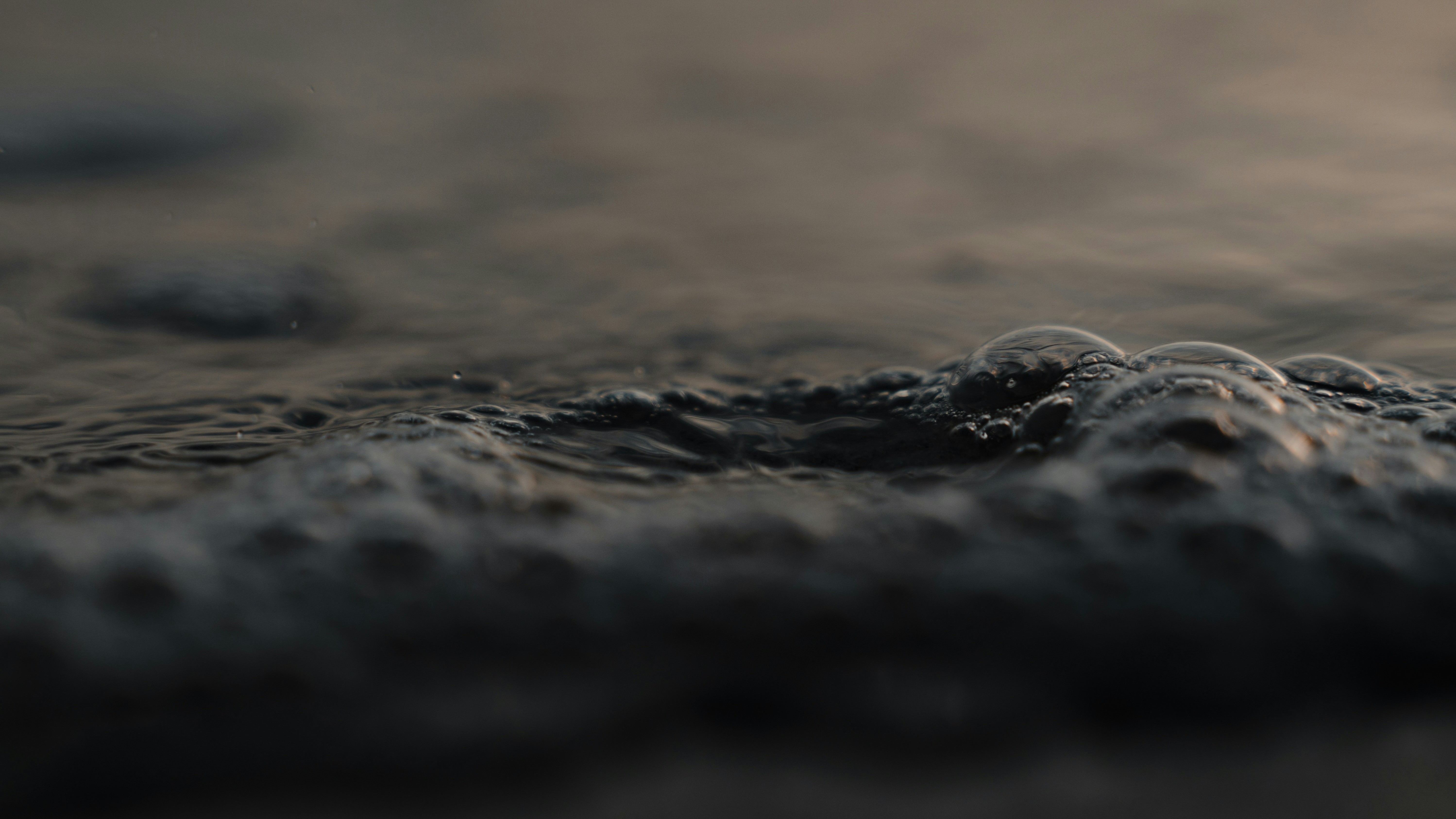 dark river water